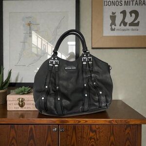 Michael Kors Black Leather Purse